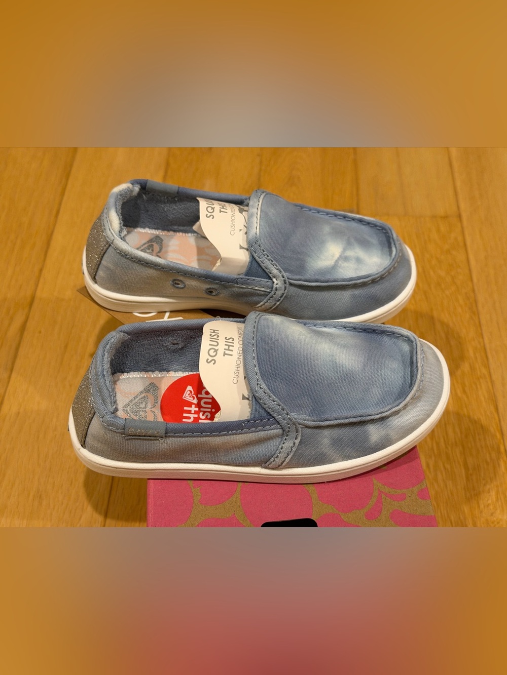 ROXY toddler MINNOW Slip on Sneaker Shoe